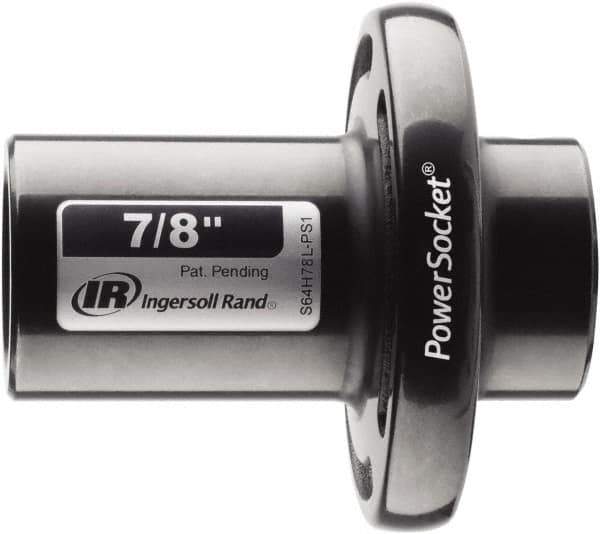 Ingersoll-Rand - 1/2" Drive 7/8" Standard Magnetic Nonsparking Universal Impact Socket - 6 Points, 3-1/10" OAL - USA Tool & Supply