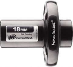 Ingersoll-Rand - 1/2" Drive 18mm Standard Magnetic Nonsparking Universal Impact Socket - 6 Points, 3-1/10" OAL - USA Tool & Supply