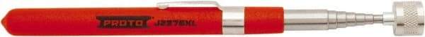 Proto - 7-1/4" Long Magnetic Retrieving Tool - 3.5 Lb Max Pull, 33-3/4" Collapsed Length, Steel Coil/Plastic - USA Tool & Supply