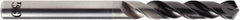 OSG - #40 120° Solid Carbide Jobber Drill - Diamond Finish, Right Hand Cut, Spiral Flute, Straight Shank, 2" OAL - USA Tool & Supply