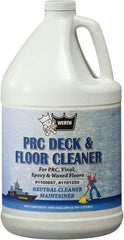 Werth Sanitary Supply - 1 Gal Plastic Bottle Floor Cleaner - Use on All Types of Flooring - USA Tool & Supply