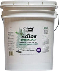 Werth Sanitary Supply - 5 Gal Bucket Cleaner/Degreaser - Liquid, Biodegradable Cleaner & Degreaser, Butyl-Free, Phosphate-Free, Water-Based, No VOC, Lavender - USA Tool & Supply