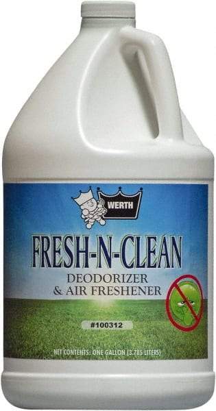 Werth Sanitary Supply - 1 Gal Bottle Odor Neutralizer - Liquid, Fresh Scent, Concentrated, Environmentally Safe - USA Tool & Supply