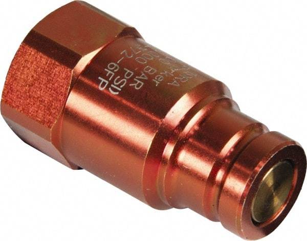 TK Simplex - 3/8 NPTF Hydraulic Hose Female Flush Face Coupler - 10,000 psi - USA Tool & Supply
