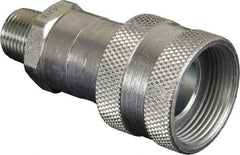 TK Simplex - 3/8 NPTF Hydraulic Hose High-Flow Male Coupler - 10,000 psi - USA Tool & Supply