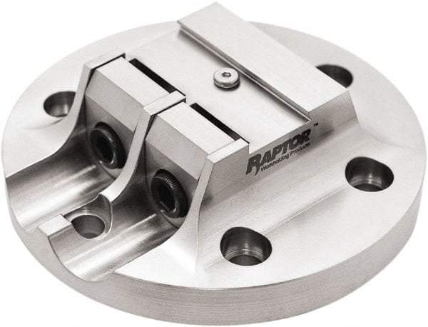 Raptor Workholding - 3/4" Jaw Width, 1.3" High Dovetail Vise - For Use with 4 & 5 Axis Workholding Systems - USA Tool & Supply