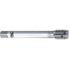 OSG - M3.5x0.60 Metric 6H D6 Thread Limit Plug Thread Forming Tap - High Speed Steel, V Finish, 56mm OAL, 21mm Thread Length, Right Hand Thread, Series 16350 - USA Tool & Supply