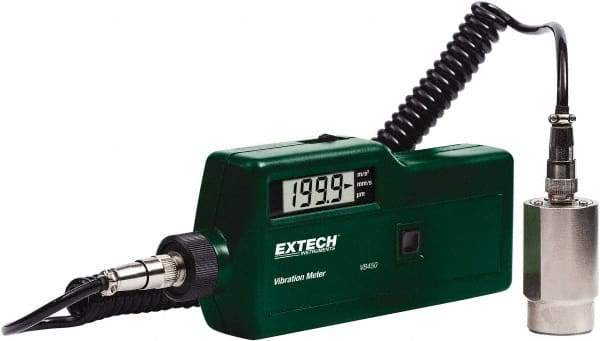 Extech - Vibration Meters Meter Type: Vibration Meter Vibration Measurement Range: 10Hz to 1500Hz - USA Tool & Supply