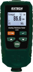 Extech - 0 to 53 mil LCD Coating Thickness Gage - For Use with Ferrous/Nonferrous Coatings - USA Tool & Supply