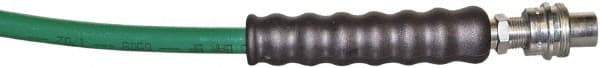 TK Simplex - 1/4" Inside Diam x 3/8 NPT 6' Hydraulic Pump Hose - 10,000 psi, C213 Opposite End, Thermoplastic - USA Tool & Supply