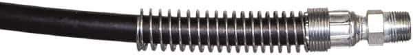TK Simplex - 1/4" Inside Diam x 3/8 NPT 6' Hydraulic Pump Hose - 10,000 psi, C213 Opposite End, Rubber - USA Tool & Supply