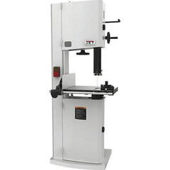 Jet - 14-1/8" Throat Capacity, Step Pulley Vertical Bandsaw - 3,100 SFPM, 3 hp, Single Phase - USA Tool & Supply