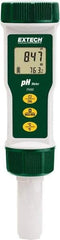 Extech - 0 to 14 pH, Ph & Temp Tester - 32 to 194°F, Accurate up to ±0.01 pH + 1d & ±0.2 pH - USA Tool & Supply