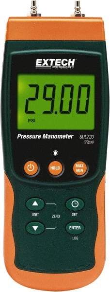 Extech - Differential Pressure Gauges & Switches Type: Differential Pressure Manometer Maximum Pressure (psi): 29.00 - USA Tool & Supply