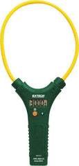 Extech - MA3018, CAT IV, Digital True RMS Clamp Meter with 18" Flex Jaws - 3000 AC Amps, Measures Current - USA Tool & Supply