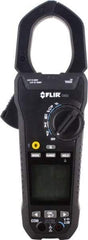 FLIR - CM85, CAT IV, Digital True RMS Wireless Clamp Meter with 1.77" Clamp On Jaws - 1000 VAC/VDC, 1000 AC/DC Amps, Measures Voltage, Capacitance, Current, Frequency, Resistance - USA Tool & Supply