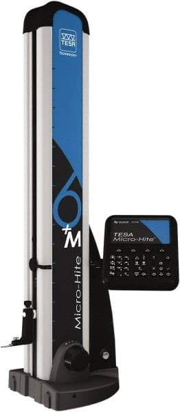 TESA Brown & Sharpe - 36" Electronic Height Gage - 0.001, 0.0001, 0.00001" Resolution, Accurate to 0.00007", Hybrid Touch Screen and Touch Pad Display, USB, RS-232 Data Output - USA Tool & Supply