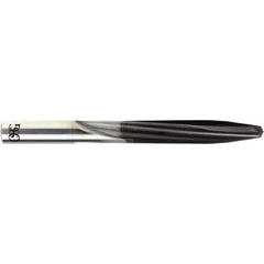 OSG - #40, 0.0985", 130° Point, Solid Carbide Straight Flute Drill Bit - USA Tool & Supply