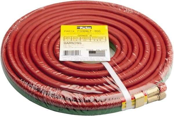 Parker - Welding Hose Inside Diameter (Inch): 3/8 Outside Diameter (Decimal Inch): 0.6560 - USA Tool & Supply