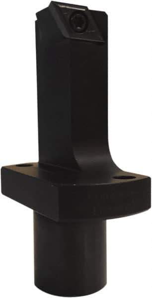 Kyocera - KSTB, Right Hand Cut, 3° Lead Angle, 22mm Shank Height x 22mm Shank Width, Positive Rake Indexable Turning Toolholder - 91.57mm OAL, DCET 325.., DCGT 32.5.. Insert Compatibility, Series KSTB - USA Tool & Supply