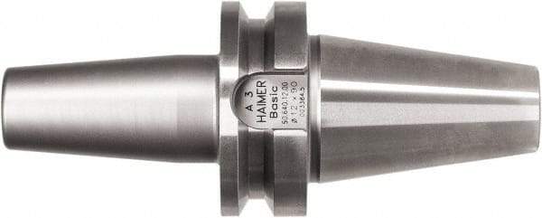 HAIMER - 10mm Hole Diam, CAT50 Taper Shank Shrink Fit Tool Holder & Adapter - 80mm Projection, 24mm Nose Diam, 42mm Clamping Depth - Exact Industrial Supply