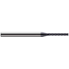 Harvey Tool - Corner Radius & Corner Chamfer End Mills; Mill Diameter (Decimal Inch): 0.0250 ; End Type: Corner Radius ; Corner Radius (Decimal Inch): 0.0050 ; Number of Flutes: 4 ; Material: Solid Carbide ; Finish/Coating: AlTiN - Exact Industrial Supply