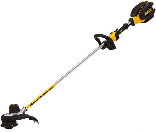 DeWALT - Battery String Trimmer - 15" Cutting Width, 40 Volts - USA Tool & Supply