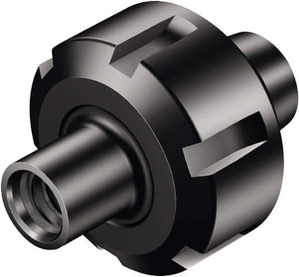 Sandvik Coromant - ER20 Taper Shank 15.4mm Hole End Mill Holder/Adapter - 15.4mm Nose Diam, 14mm Projection, Through-Spindle Coolant - Exact Industrial Supply