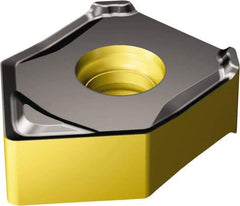Sandvik Coromant - 345N1305 KW8 Grade 3220 Carbide Milling Insert - TiCN/Al2O3/TiN Finish, 5.56mm Thick, 13mm Inscribed Circle, 1mm Corner Radius - USA Tool & Supply