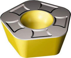 Sandvik Coromant - 419N140530 KH Grade 4220 Carbide Milling Insert - TiCN/Al2O3/TiN Finish, 5.56mm Thick, 14mm Inscribed Circle, 3mm Corner Radius - USA Tool & Supply