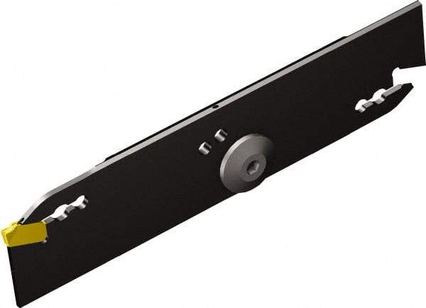 Sandvik Coromant - 26mm Max Depth of Cut, Right Hand Cut, Indexable Grooving Blade - 2.6mm Insert Width, E Seat Size, QD-N/R/L2..C..D Insert Style, Series CoroCut QD - USA Tool & Supply
