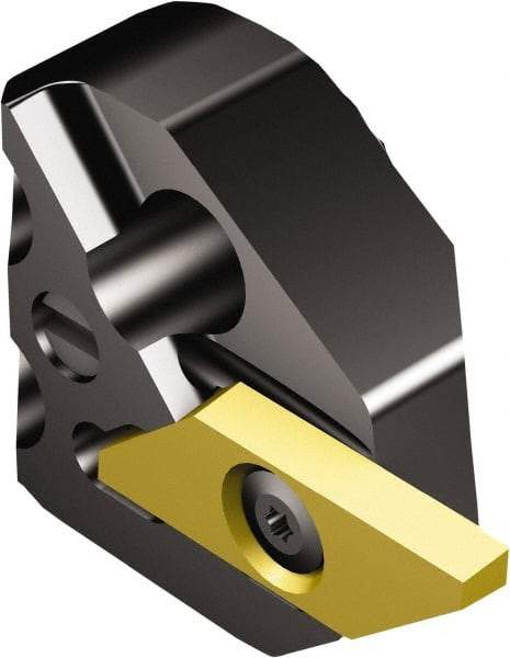 Sandvik Coromant - 570-xxR/LSMAL Insert, 14mm Head Length, Modular Grooving Cutting Unit Head - Left Hand Cut, System Size 32, Through Coolant, Series CoroCut XS - USA Tool & Supply