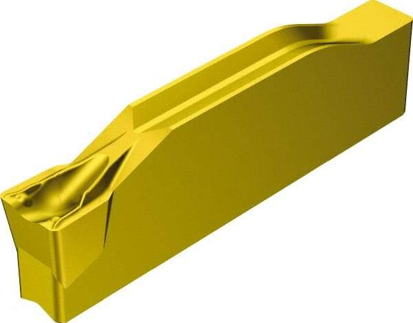 Sandvik Coromant - 400N123H1 TF Grade 2135, 4mm Cutting Width Carbide Grooving Insert - 2.2mm Max Depth of Cut, Neutral, 0.4mm Corner Radius, TiCN/Al2O3/TiN Finish - USA Tool & Supply