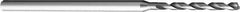 Sandvik Coromant - 2.25mm, 140° Point, Solid Carbide Micro Drill Bit - 2.8347" OAL, 1.4173" Flute Length, 3mm Shank Diam, Series CoroDrill 862 - USA Tool & Supply