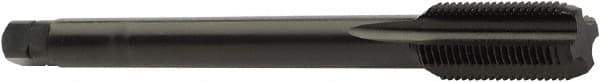 Sandvik Coromant - 1/8-28 G 4 Flute Nitride Finish High Speed Steel Straight Flute Machine Tap - Right Hand Thread, 91.77mm OAL, 20mm Thread Length - Exact Industrial Supply