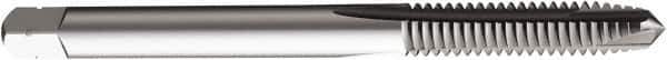 Sandvik Coromant - M5x0.80 Metric, 3 Flute, TiCN Finish, High Speed Steel Spiral Point Tap - Plug Chamfer, Right Hand Thread, 72mm OAL, 25mm Thread Length, 6mm Shank Diam, 6H Class of Fit, Series CoroTap 200 - Exact Industrial Supply