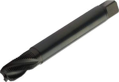 Sandvik Coromant - 1/16-27 NPT 3 Flute Spiral Flute Tap - High Speed Steel, Steam Tempered Finish, 80mm OAL, Right Hand Thread, Series CoroTap 300 - Exact Industrial Supply
