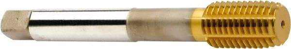 Sandvik Coromant - M12x1.75 M Metric 6HX Form Thread Forming Tap - High Speed Steel, TiN Finish, 111.92mm OAL, 23mm Thread Length, Right Hand Thread, Series CoroTap 400 - USA Tool & Supply