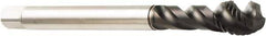 Sandvik Coromant - M8x0.75 Metric Fine 3 Flute 6HX Modified Bottoming Spiral Flute Tap - Powdered Metal, CoolTop Finish, 80mm OAL, Right Hand Flute, Right Hand Thread, Series CoroTap 300 - Exact Industrial Supply