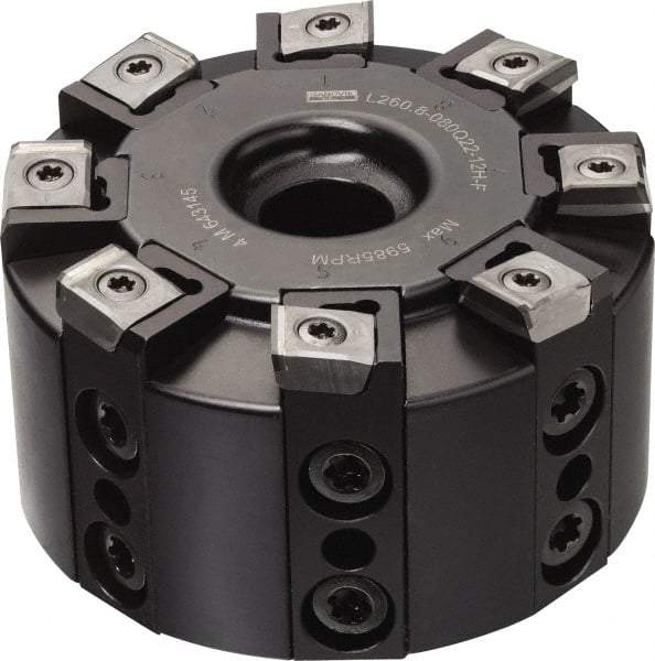 Sandvik Coromant - 260.8 Insert Style, Indexable Milling Cassette - R/L260.8 Toolholder Style, Compatible with Face Mills, Series Auto-AF - USA Tool & Supply