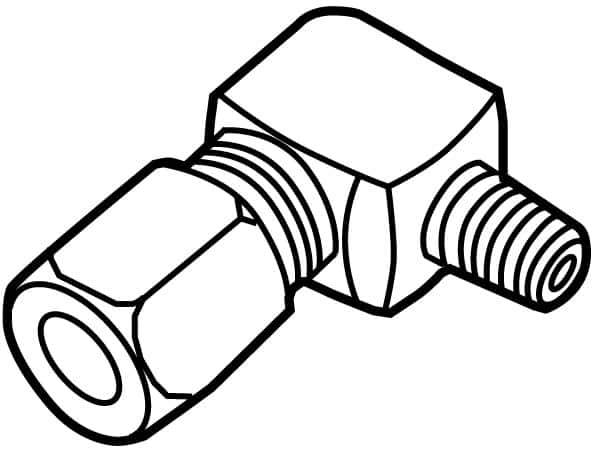 Sandvik Coromant - Coolant Pipe Connector for Indexable Tools - 5696 020 Tool Holder Compatibility - USA Tool & Supply