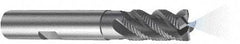 Sandvik Coromant - 12mm, 26mm LOC, 12mm Shank Diam, 83mm OAL, 4 Flute, Solid Carbide Square End Mill - Single End, TiAlN Finish, Spiral Flute, 40° Helix, Right Hand Cut, Right Hand Flute, Series CoroMill Plura - USA Tool & Supply