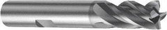 Sandvik Coromant - 5mm, 4 Flute, Solid Carbide, Corner Radius End Mill - 54mm OAL, 35° Helix, Right Hand Flute, 9.5mm LOC, Right Hand Cut - USA Tool & Supply