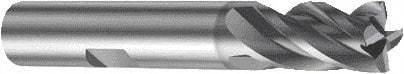 Sandvik Coromant - 4mm, 4 Flute, Solid Carbide, Corner Radius End Mill - 54mm OAL, 35° Helix, Right Hand Flute, 8.5mm LOC, Right Hand Cut - USA Tool & Supply