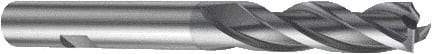 Sandvik Coromant - 6mm, 22mm LOC, 6mm Shank Diam, 65mm OAL, 3 Flute, Solid Carbide Square End Mill - TiAlN Finish, 30° Helix, Centercutting, Right Hand Cut, Right Hand Flute, Series CoroMill Plura - USA Tool & Supply