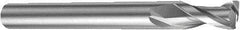 Sandvik Coromant - 8mm, 13mm LOC, 7.8mm Shank Diam, 100mm OAL, 2 Flute, Solid Carbide Square End Mill - Single End, Uncoated, Spiral Flute, 30° Helix, Right Hand Cut, Right Hand Flute, Series CoroMill Plura - USA Tool & Supply