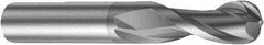 Sandvik Coromant - 12mm Diam, 22mm LOC, 2 Flute Solid Carbide Ball End Mill - 83mm OAL, 12mm Shank Diam, Ball Flute - USA Tool & Supply