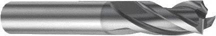 Sandvik Coromant - 9mm, 3 Flute, Solid Carbide, Corner Radius End Mill - 72mm OAL, 30° Helix, Right Hand Flute, 21.5mm LOC, Right Hand Cut - USA Tool & Supply