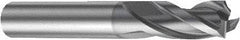 Sandvik Coromant - 2mm, 8.5mm LOC, 6mm Shank Diam, 57mm OAL, 3 Flute, Solid Carbide Square End Mill - Single End, AlCrN Finish, Spiral Flute, 30° Helix, Right Hand Cut, Right Hand Flute, Series CoroMill Plura - USA Tool & Supply