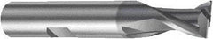 Sandvik Coromant - 4mm, 2 Flute, Solid Carbide, Corner Radius End Mill - 54mm OAL, 30° Helix, Right Hand Flute, 5.5mm LOC, Right Hand Cut - USA Tool & Supply